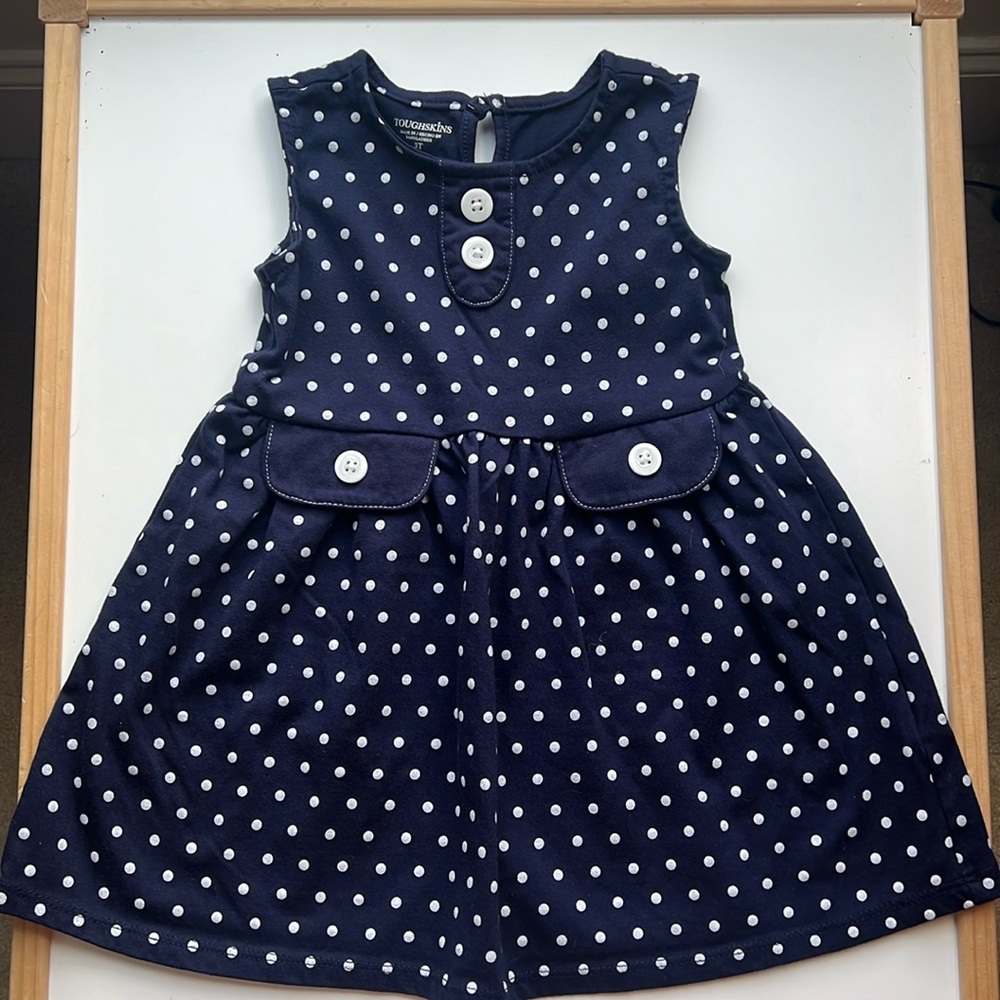 Toughskins Toddler Polka Dot Dress - 3T